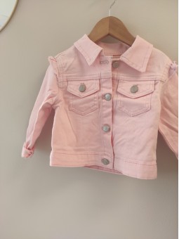 Veste jeans rose