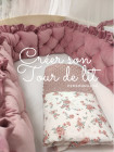 Tour de lit matelassé à...