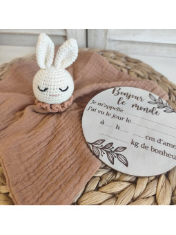 Doudou crochet Lapin