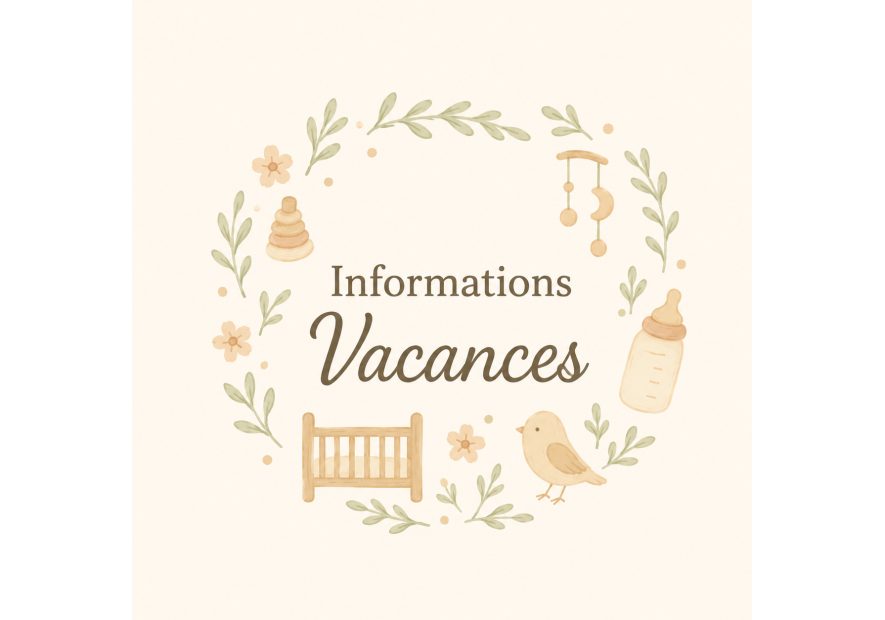 Informations vacances été 2026 | Commandes et expéditions