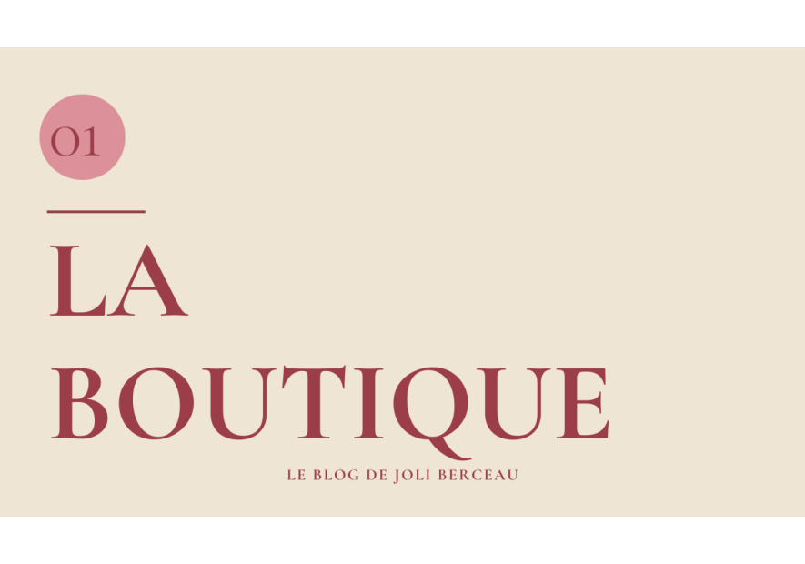 La boutique Joli Berceau à EU, en Normandie.