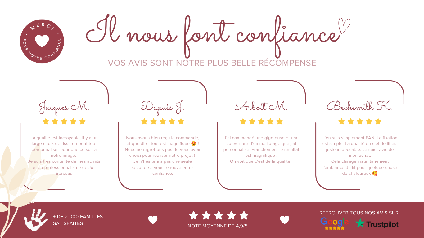 Avis clients Joli Berceau